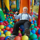 Eldery customers enjoy the new Senior Citizen PlayPlace.